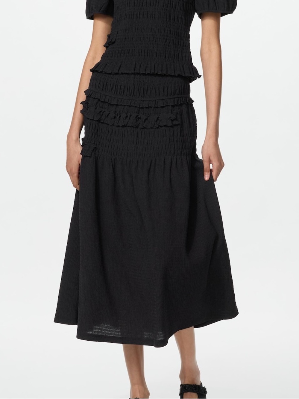 UNIQLO x Cecilie Bahnsen Shirring Skirt